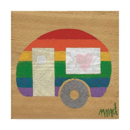 Nicole Dietz 'Rainbow Camp' Canvas Art,24x24